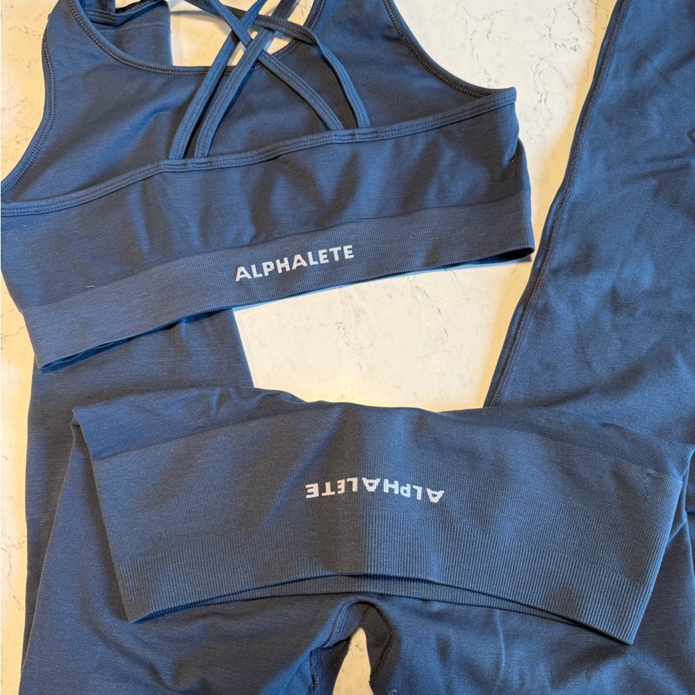 Alphalete Navy Workout Ensemble